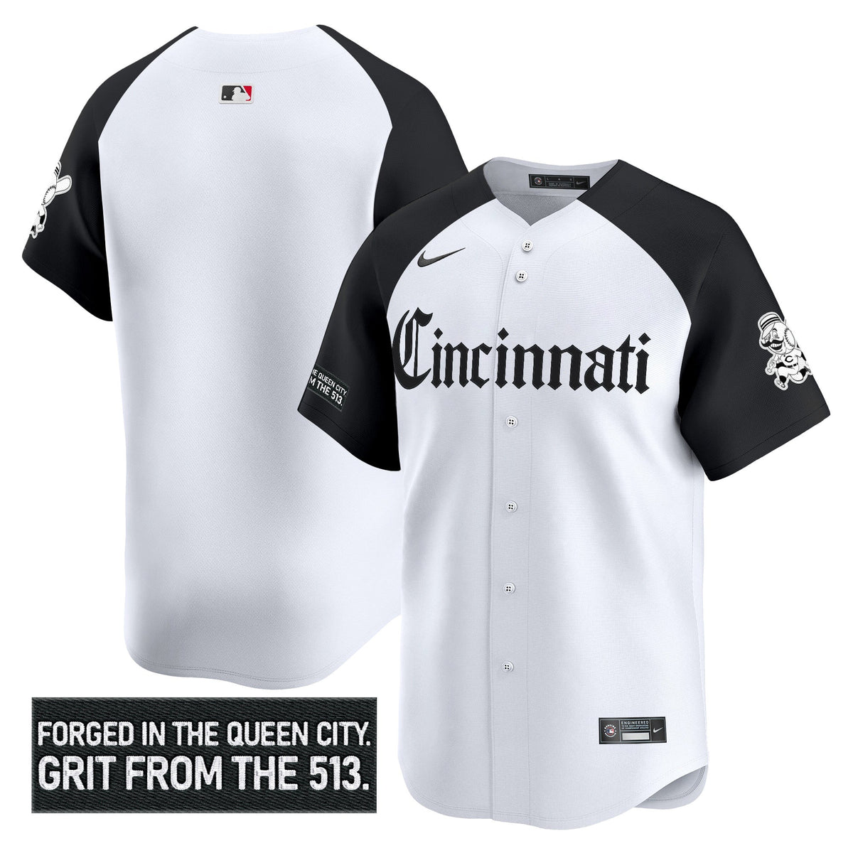 CIN 'Gothic Queen City Edition' Vapor Premier Limited Jersey - All Stitched
