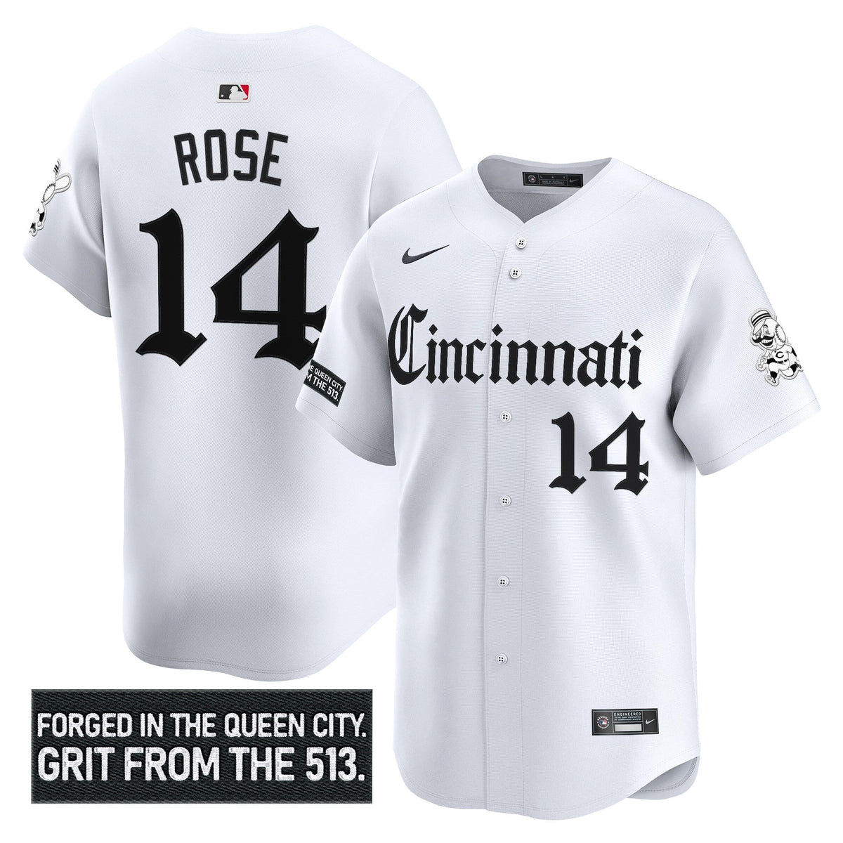 CIN 'Gothic Queen City Edition' Vapor Premier Limited Men Jersey - All Stitched
