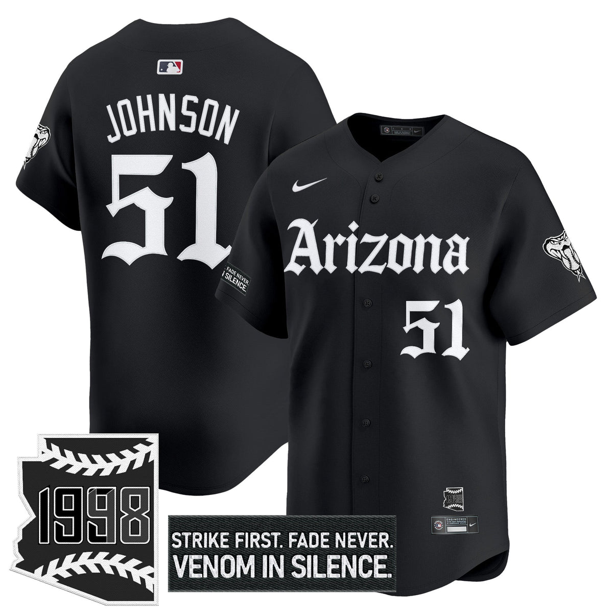 ARI 'Gothic Desert Fang Edition' Vapor Premier Limited Men Jersey - All Stitched