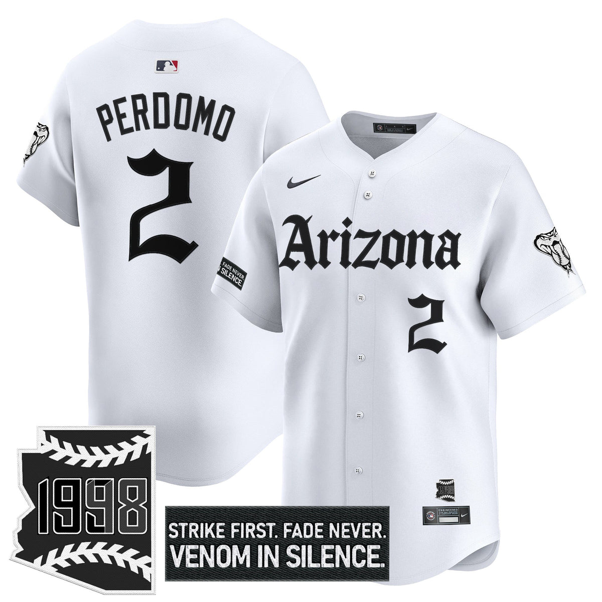 ARI 'Gothic Desert Fang Edition' Vapor Premier Limited Jersey - All Stitched