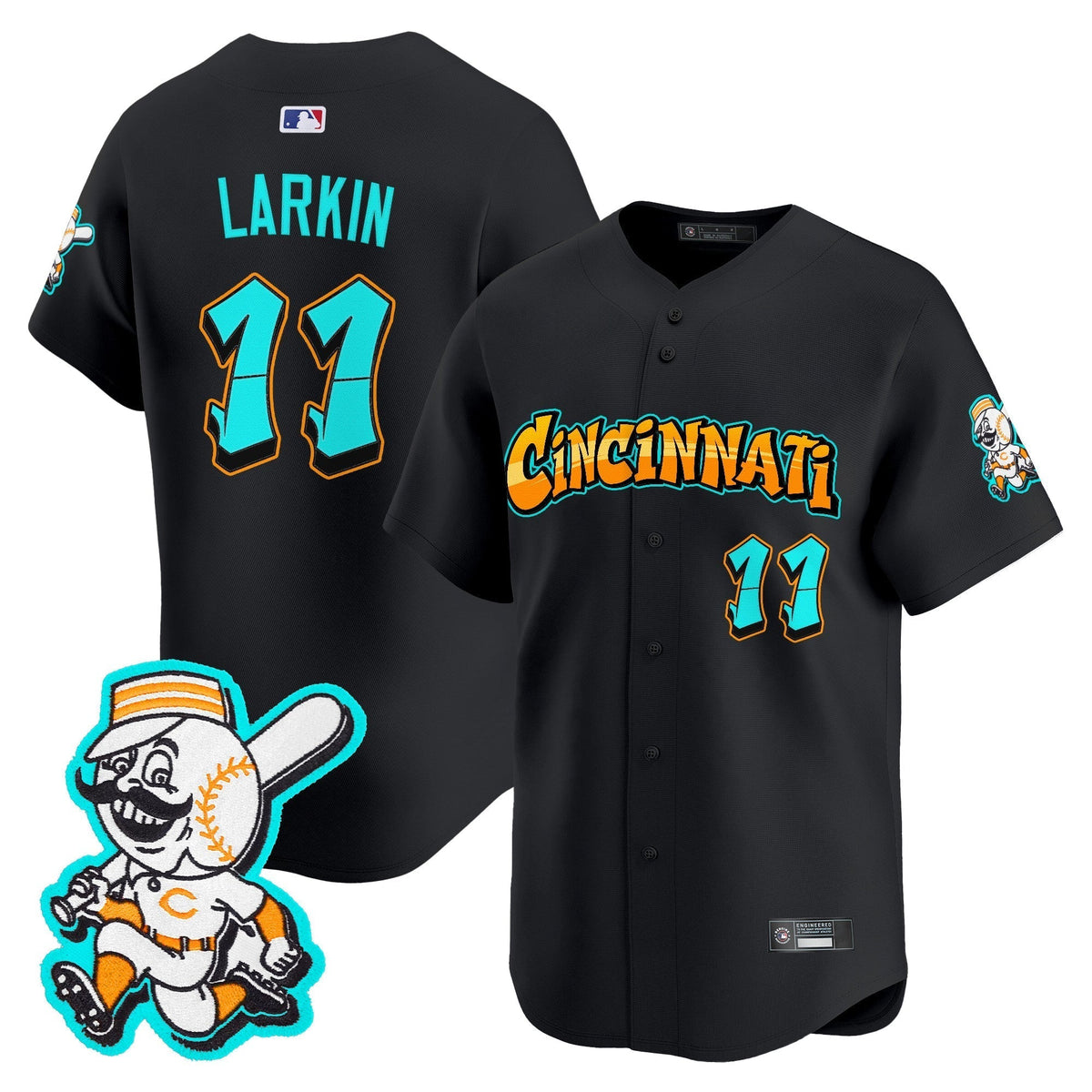 CIN 'Graffiti Queen City Edition' Vapor Premier Limited Jersey - Stitched