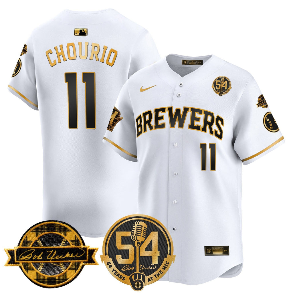 MIL 'Bob Uecker - 54 Seasons for Brewers' Vapor Premier Limited Jersey - All Stitched