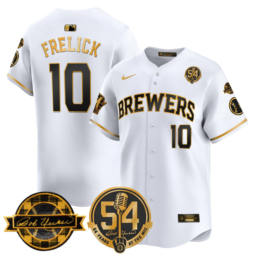 MIL 'Bob Uecker - 54 Seasons for Brewers' Vapor Premier Limited Jersey - All Stitched