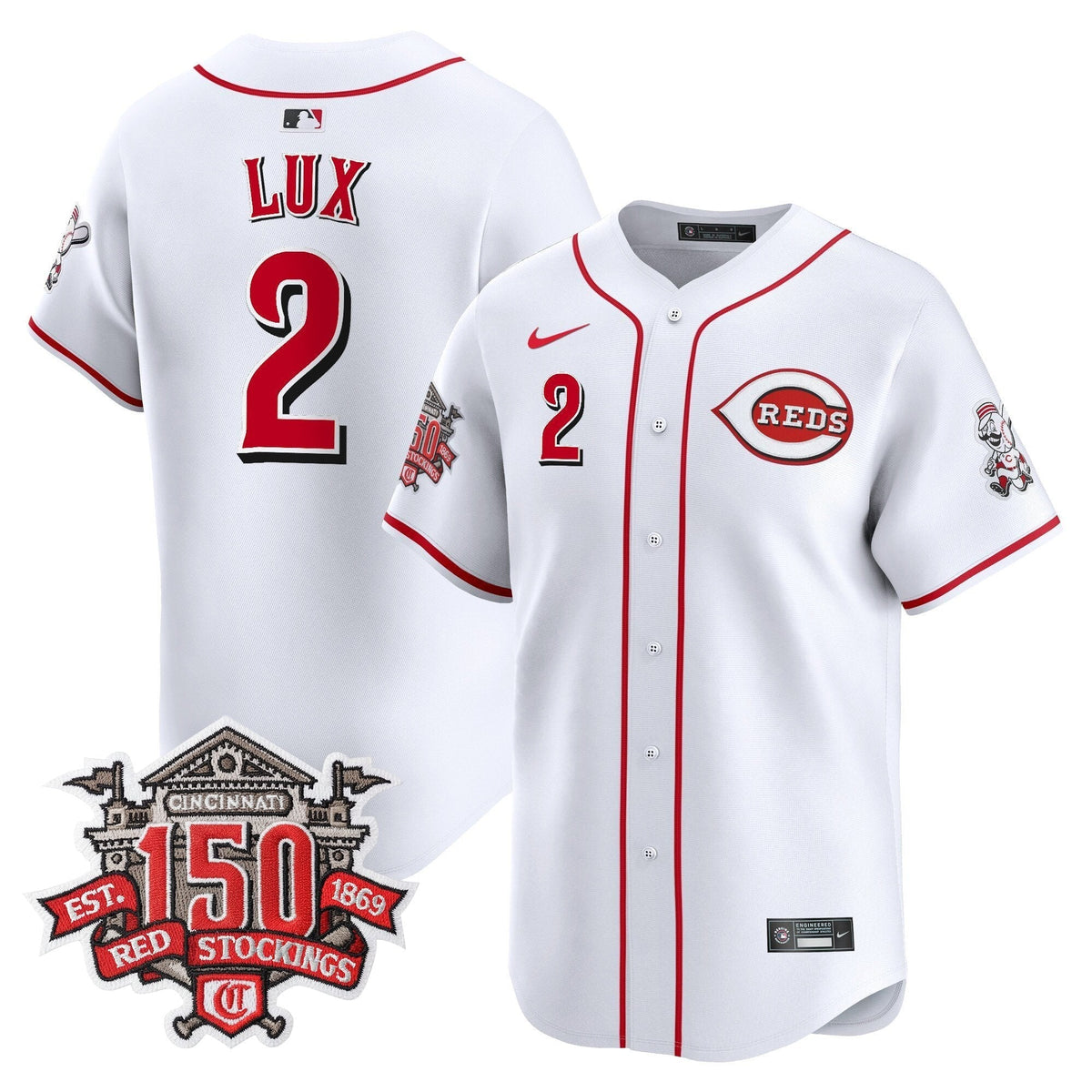 CIN 150th Anniversary Patch Vapor Premier Limited Men Jersey - All Stitched