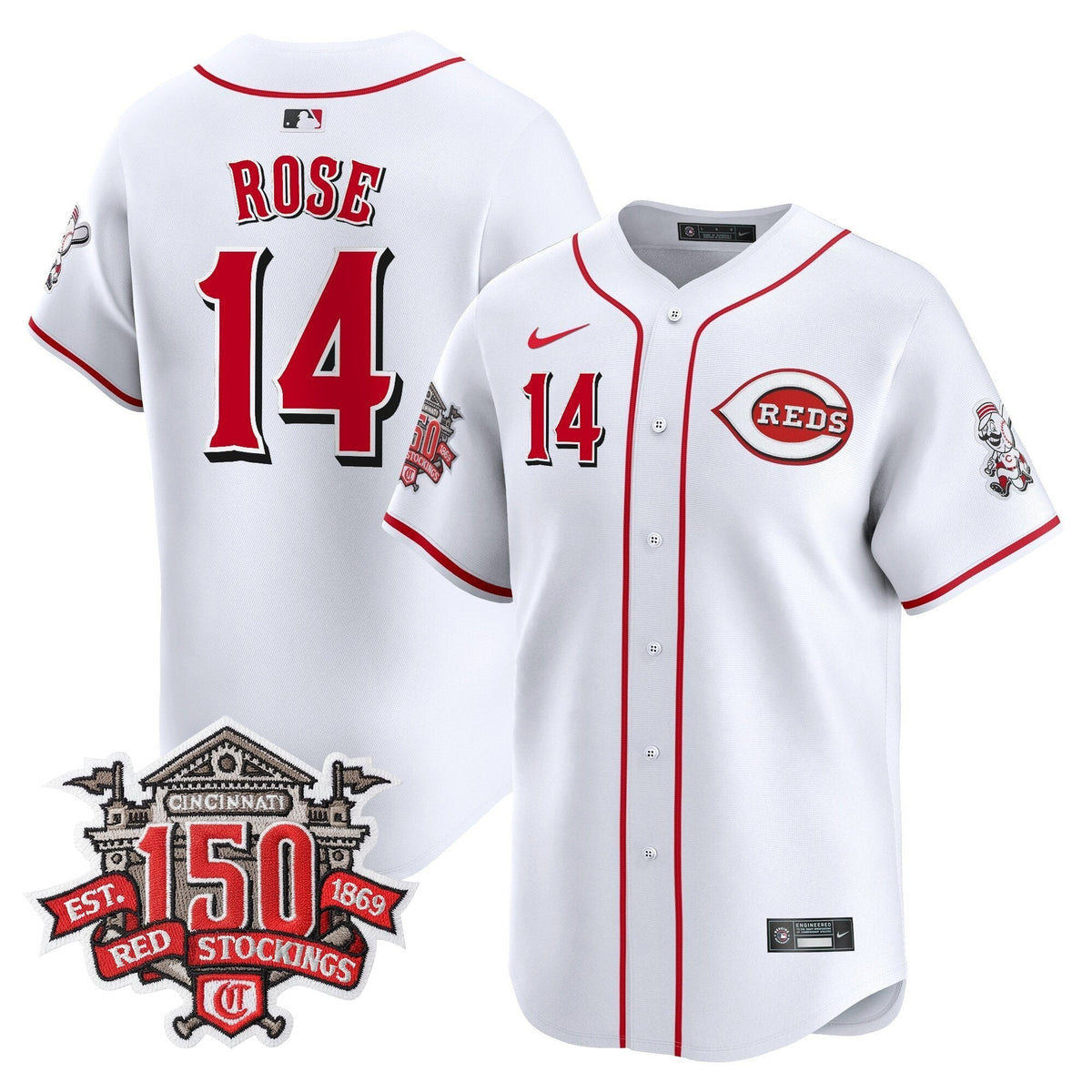 CIN 150th Anniversary Patch Vapor Premier Limited Men Jersey - All Stitched