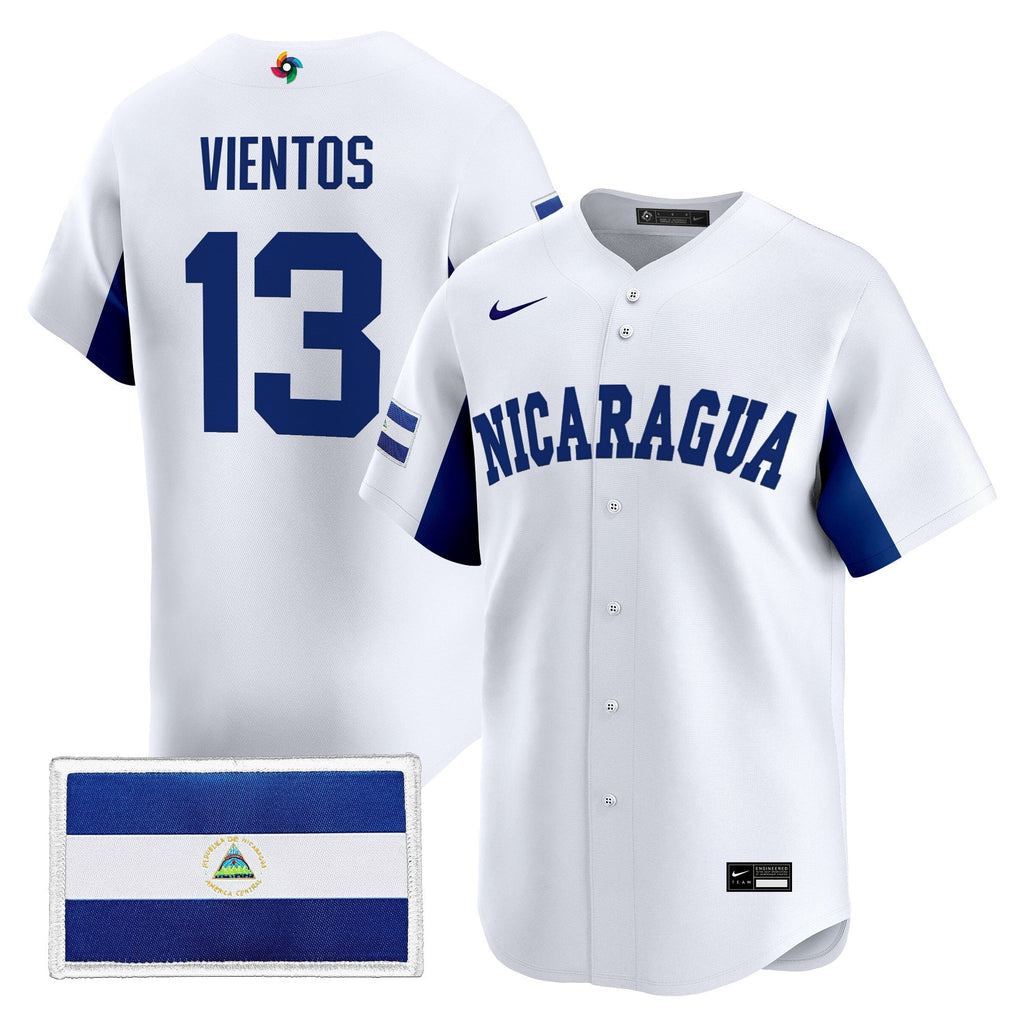 Team Nicaragua 2026 World Baseball Classic Vapor Premier Jersey - All Stitched