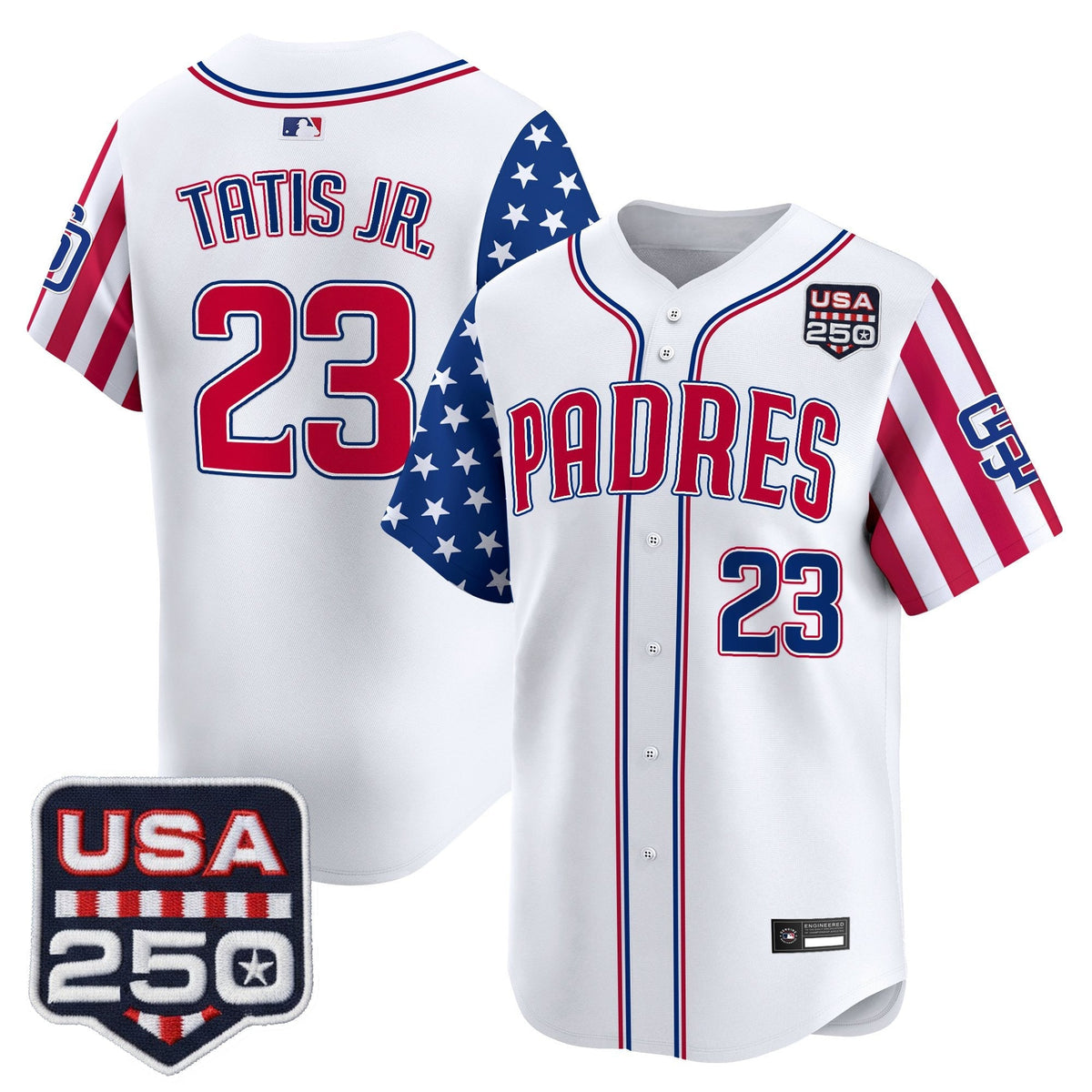 SD "America250 Edition" Vapor Premier Limited Jersey - All Stitched