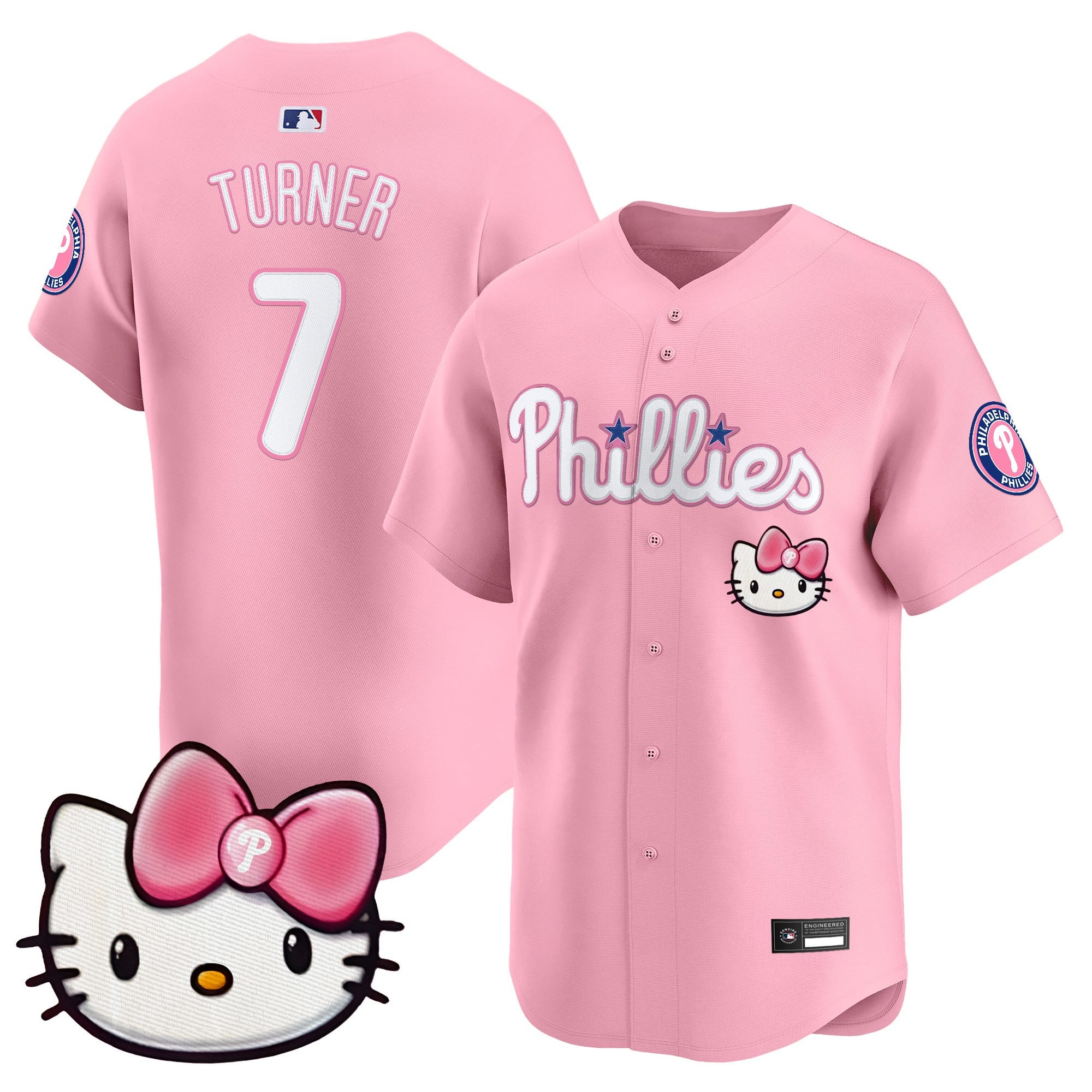 Philadelphia Phillies Hello Kitty Vapor Premier Limited Jersey â All Stitched
