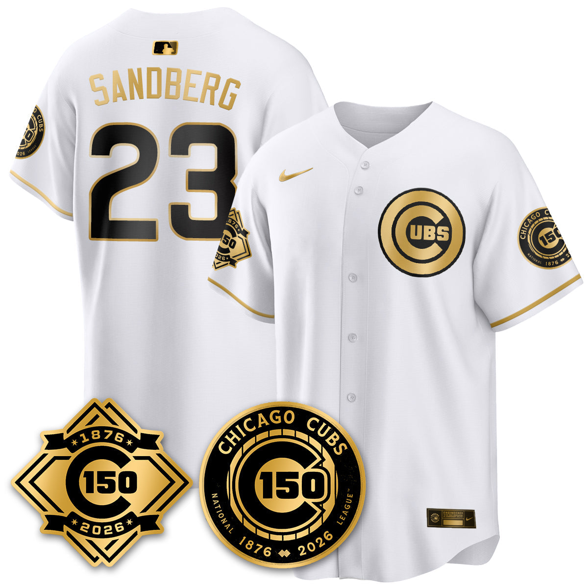CHC Vapor Limited Gold Men Jersey - 150th Anniversary - All Stitched