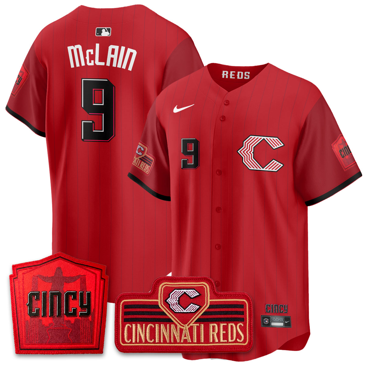 Cincinnati Reds 2026 City Connect Limited Premier Vapor Men Jersey - All Stitched
