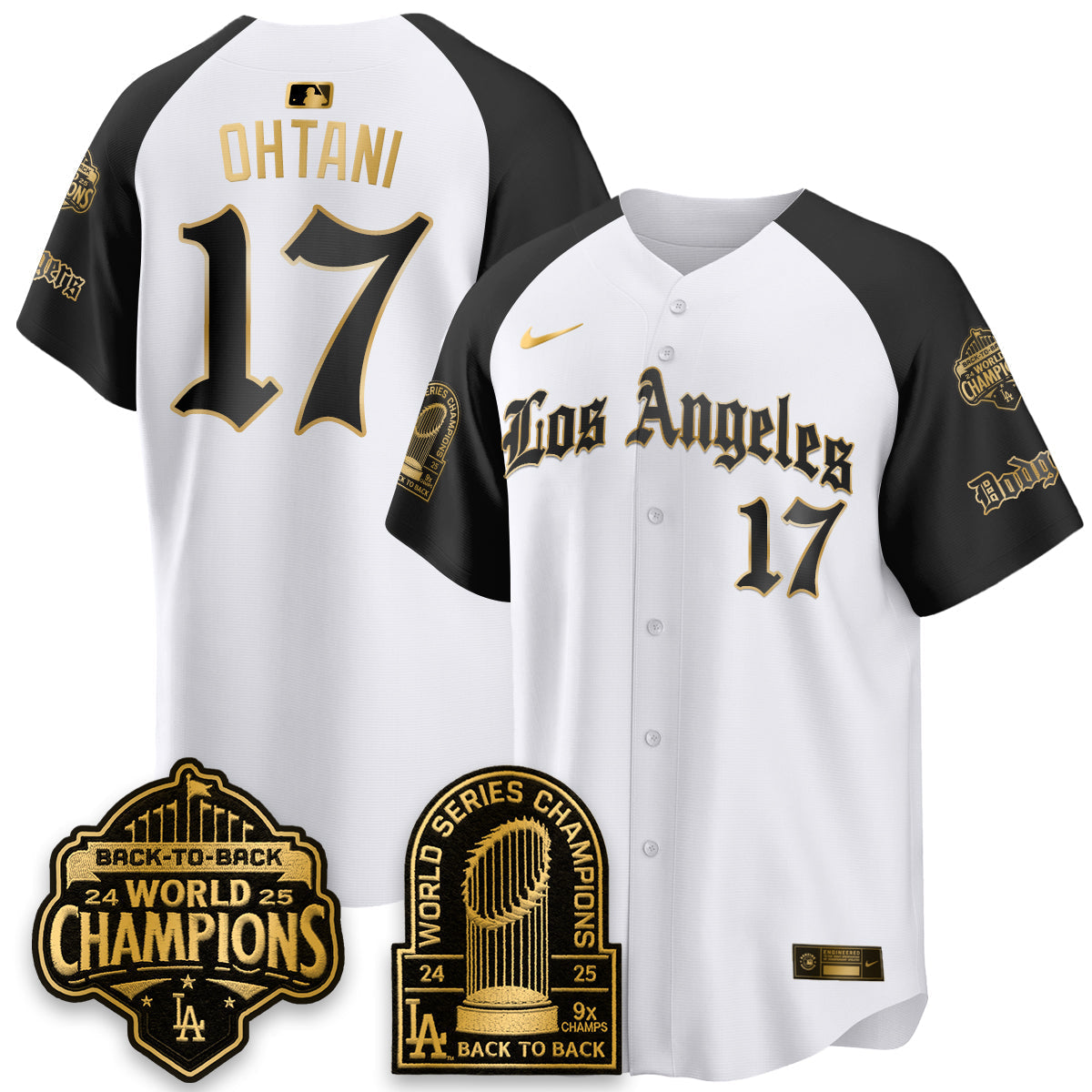 LAD WS Champions Back 2 Back Patch Vapor Premier Limited Gothic Edition Jersey - Stitched