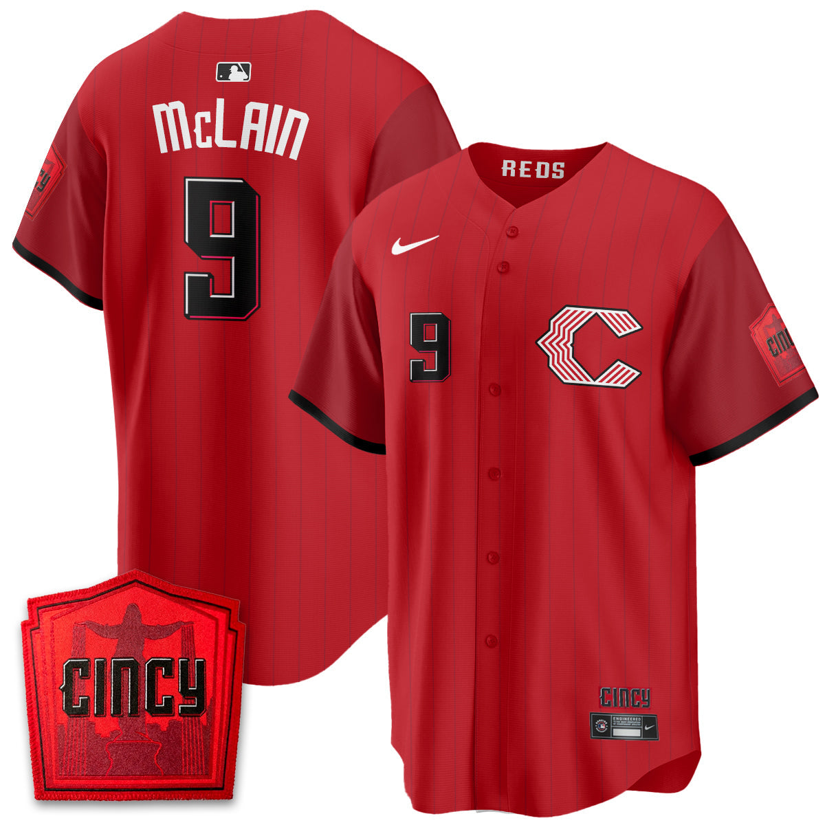 Cincinnati Reds 2026 City Connect Limited Premier Vapor Jersey - All Stitched