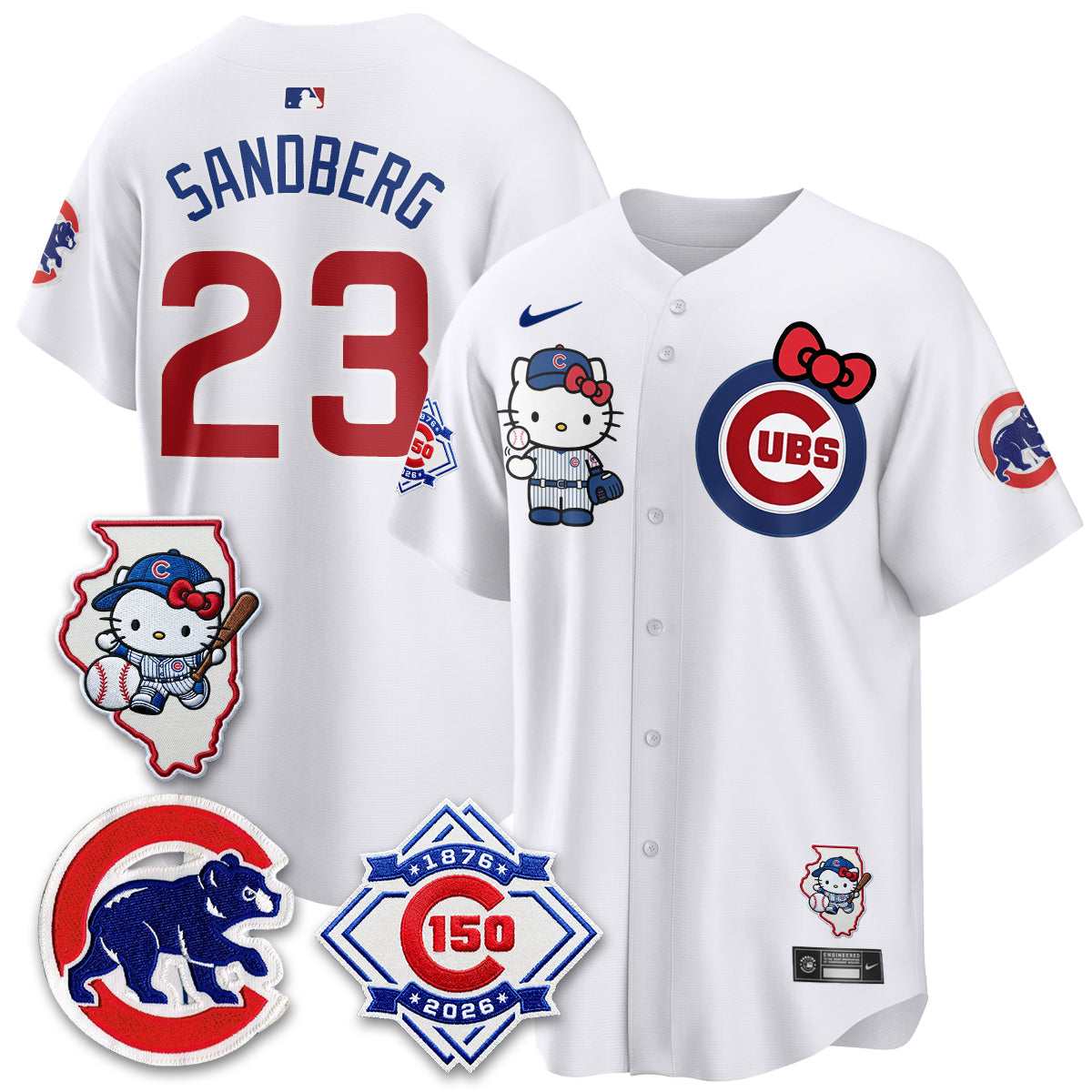 Chicago Cubs x Meow KT Vapor Premier Limited Jersey - All Stitched V2