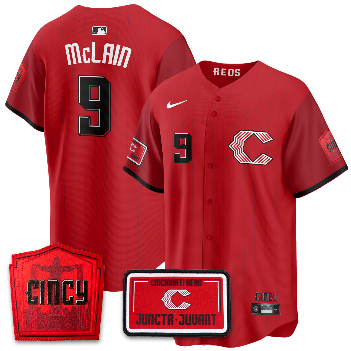 Cincinnati Reds 2026 City Connect Limited Premier Vapor Jersey - All Stitched
