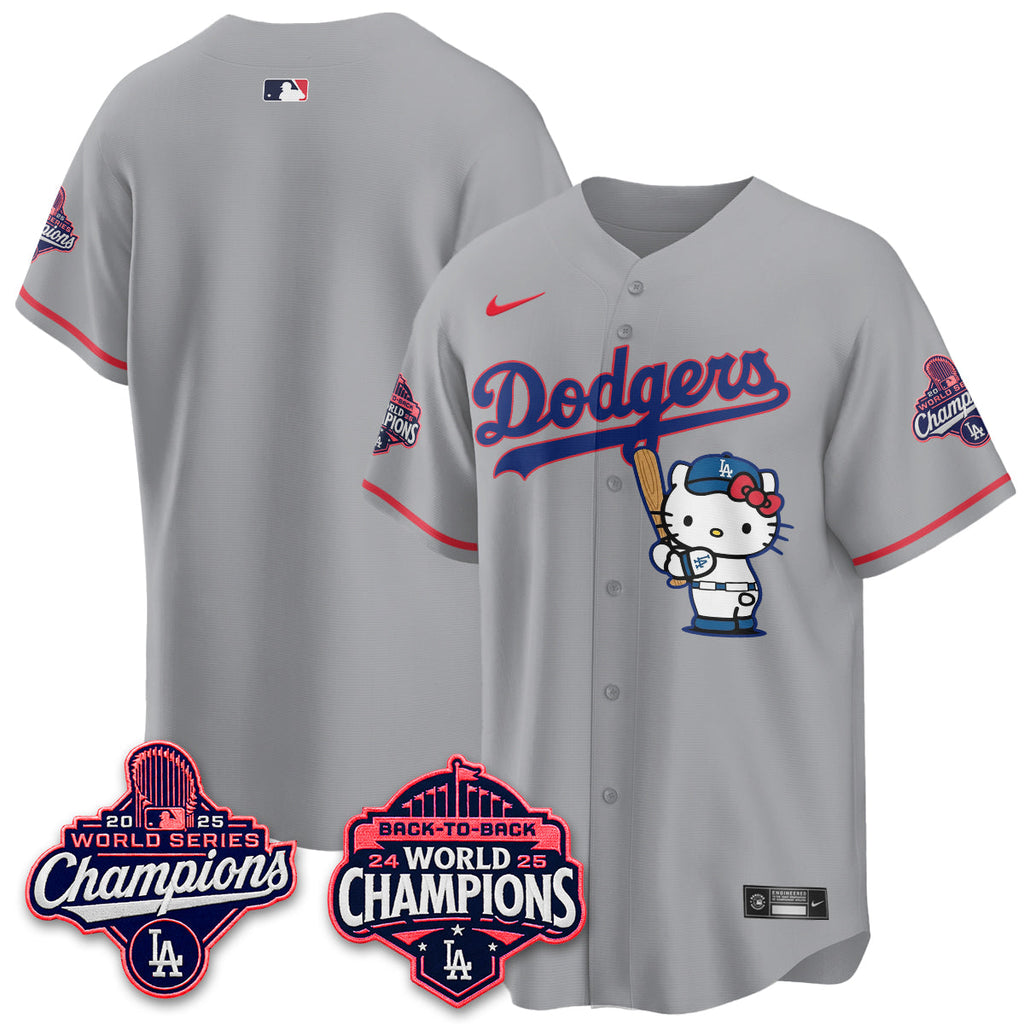 Los Angeles Dodgers x Hello Kitty Night 2026 Vapor Jersey - All Stitched