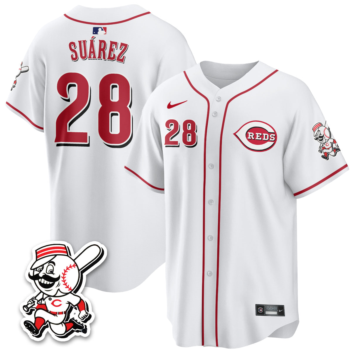 Cincinnati Reds 2026 City Connect Limited Vapor Jersey - All Stitched