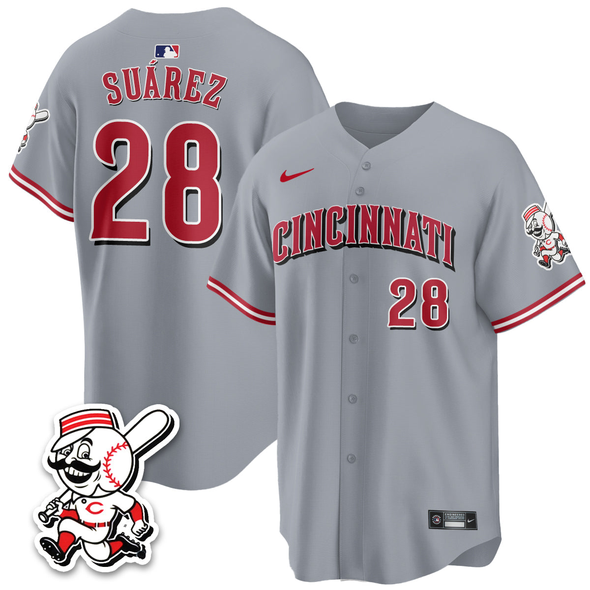 Cincinnati Reds 2026 City Connect Limited Vapor Jersey - All Stitched