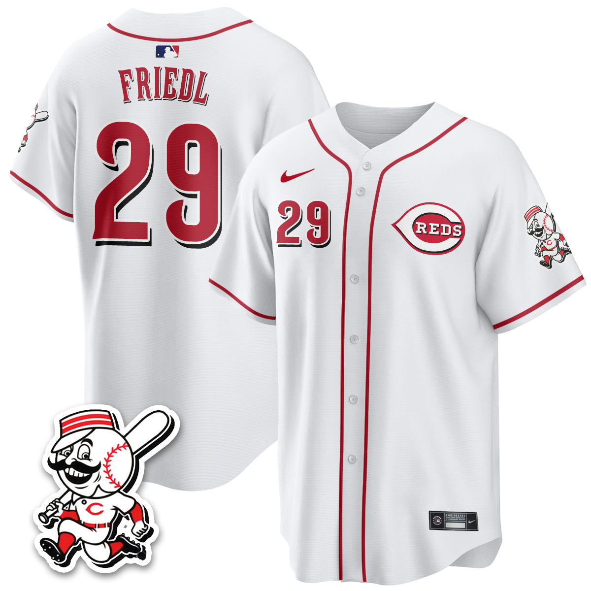 Cincinnati Reds 2026 City Connect Limited Vapor Jersey - All Stitched