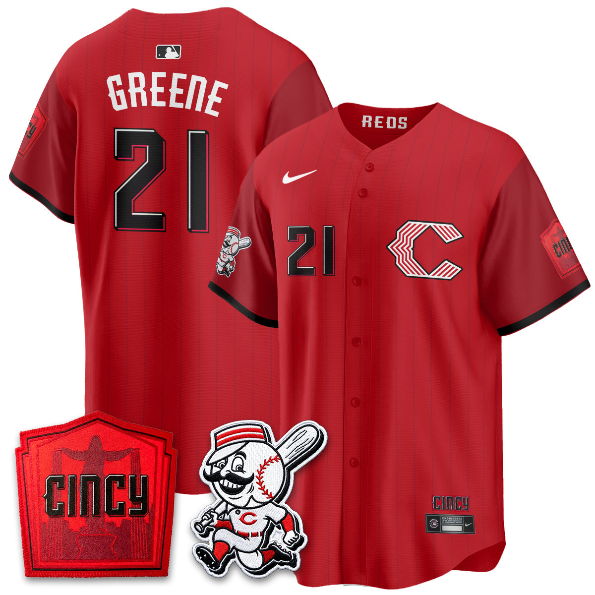 Cincinnati Reds 2026 City Connect Limited Premier Vapor Jersey - All Stitched