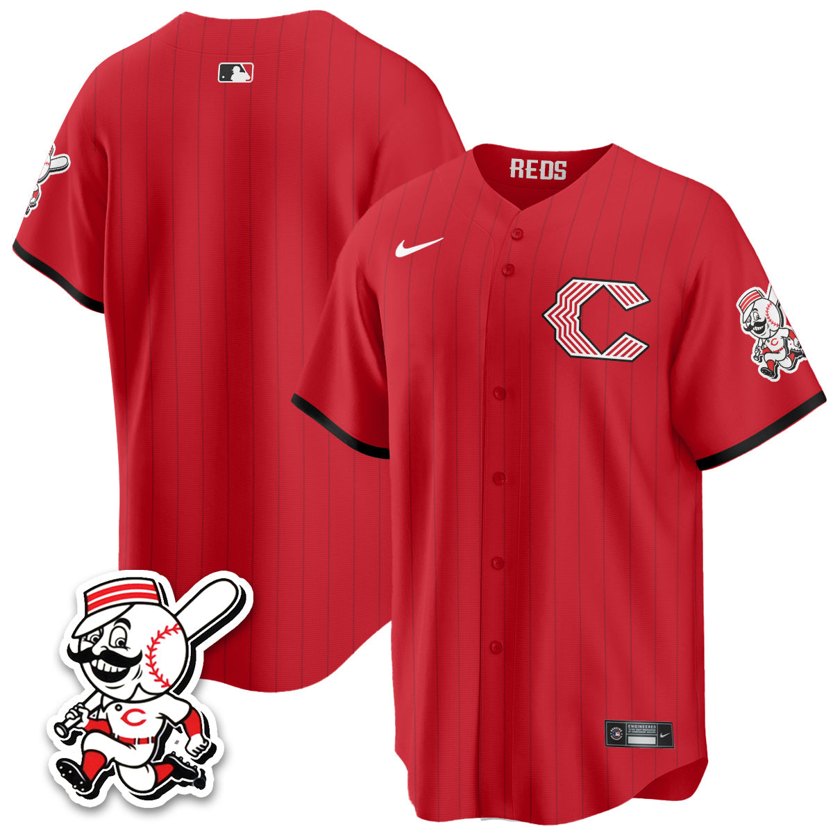 Cincinnati Reds 2026 City Connect Limited Vapor Jersey - All Stitched