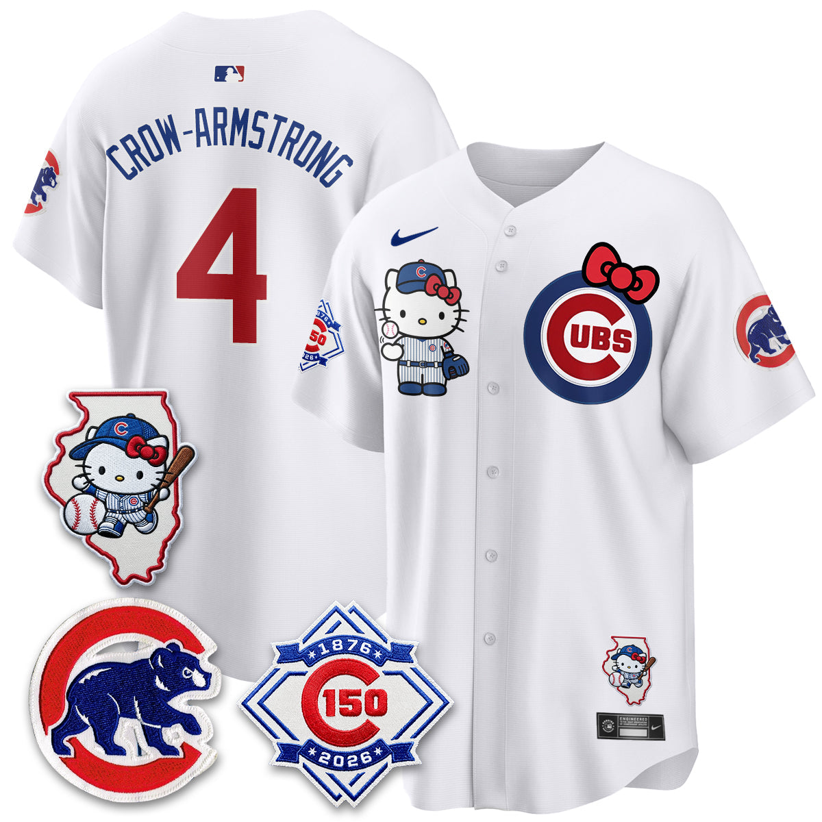 Chicago Cubs x Meow KT Vapor Premier Limited Jersey - All Stitched V2