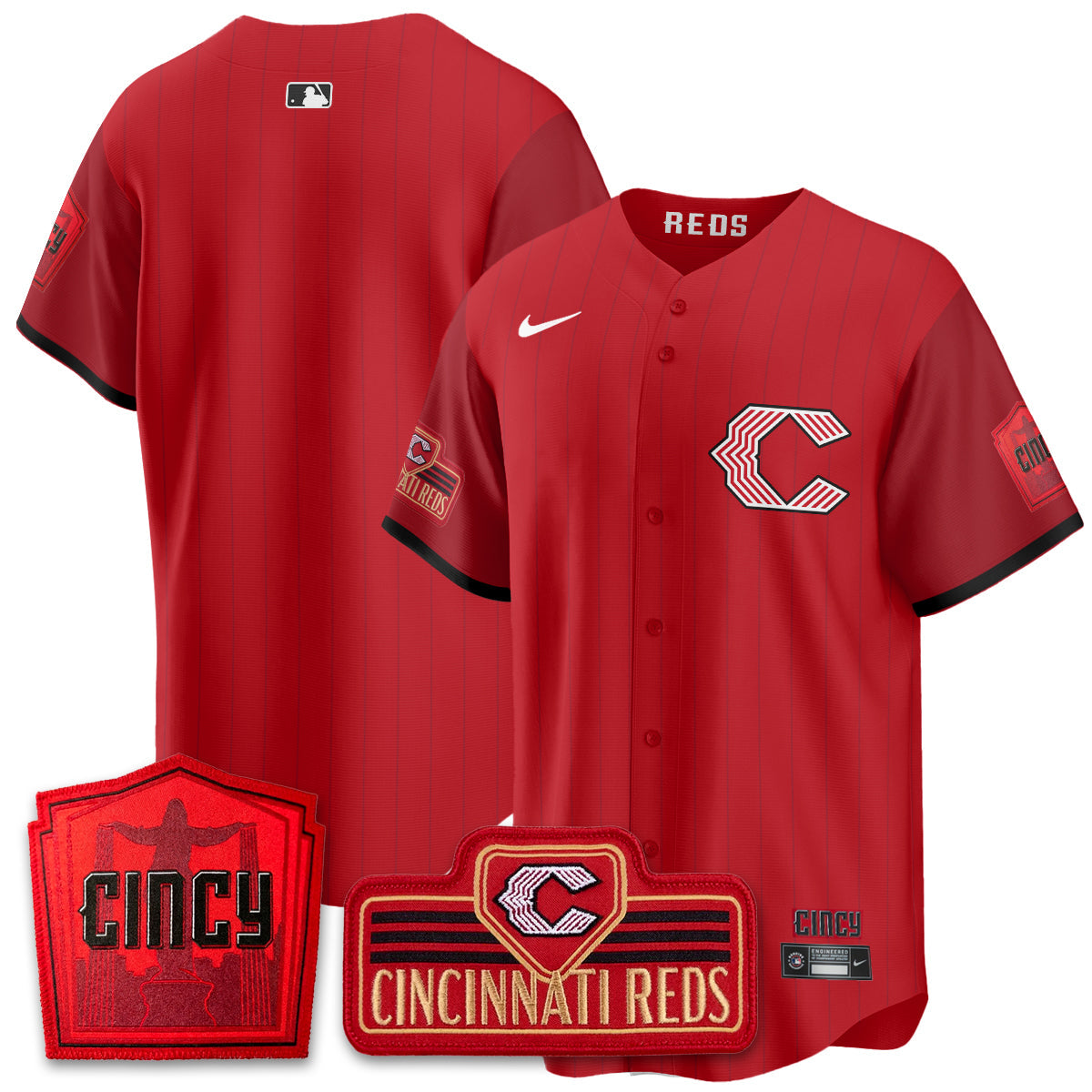 Cincinnati Reds 2026 City Connect Limited Premier Vapor Men Jersey - All Stitched