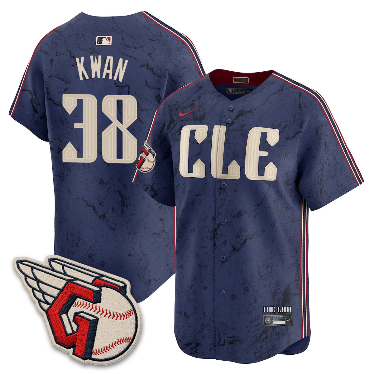 Cleveland Guardians 2026 Black Out Style Limited Vapor Jersey - All Stitched