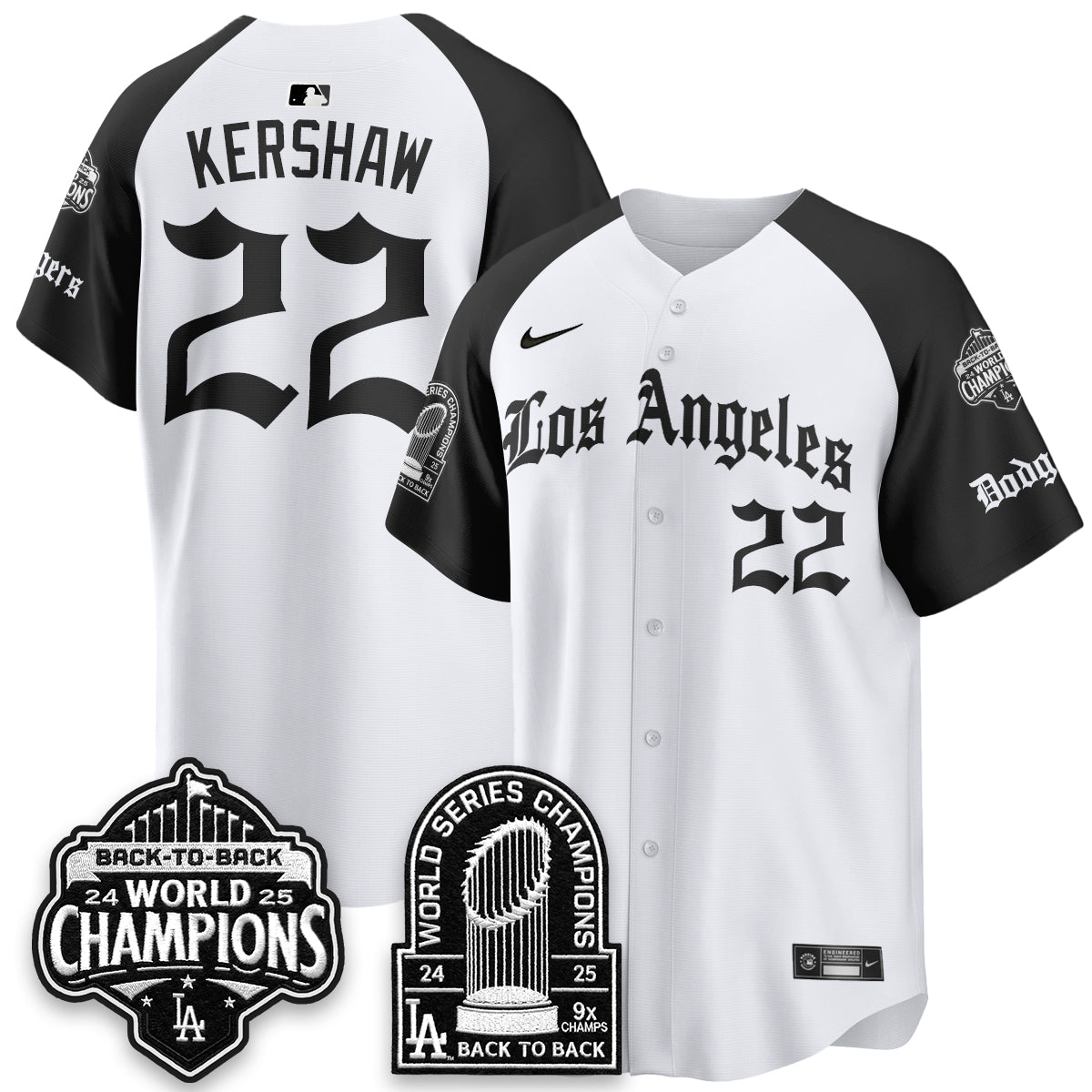 LAD WS Champions Back 2 Back Patch Vapor Premier Limited Gothic Edition Jersey - Stitched
