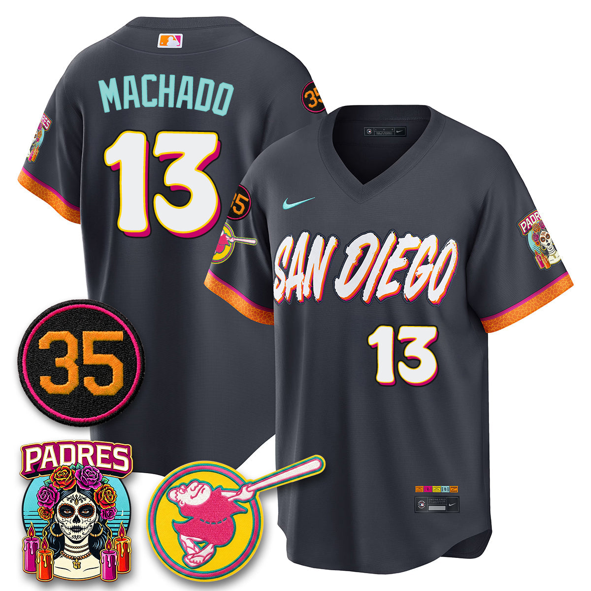 San Diego Padres 2026 City Connect Vapor Limited Jersey - All Stitched V3