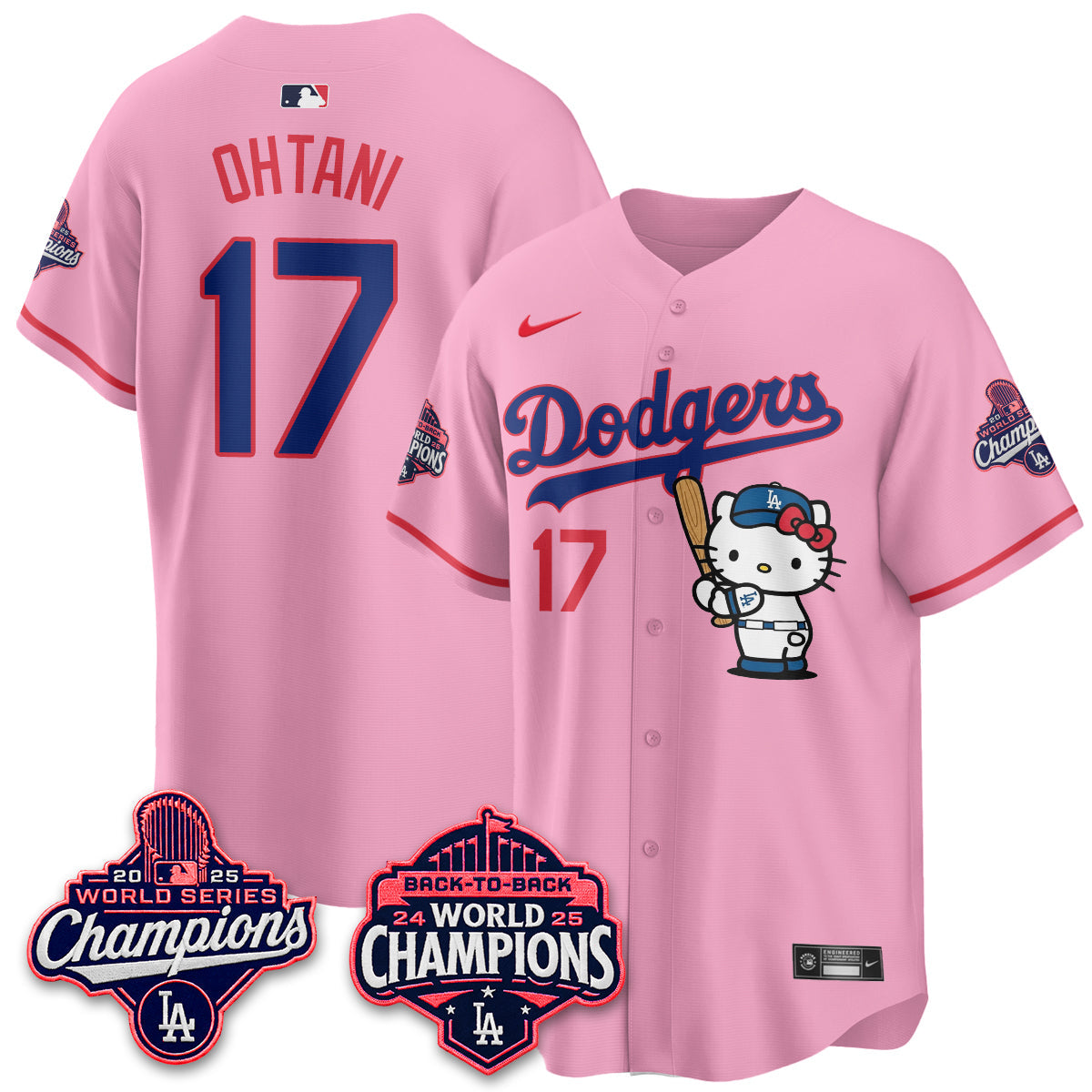 LAD x Meow KT Night 2026 Pink Edition Jersey - Stitched