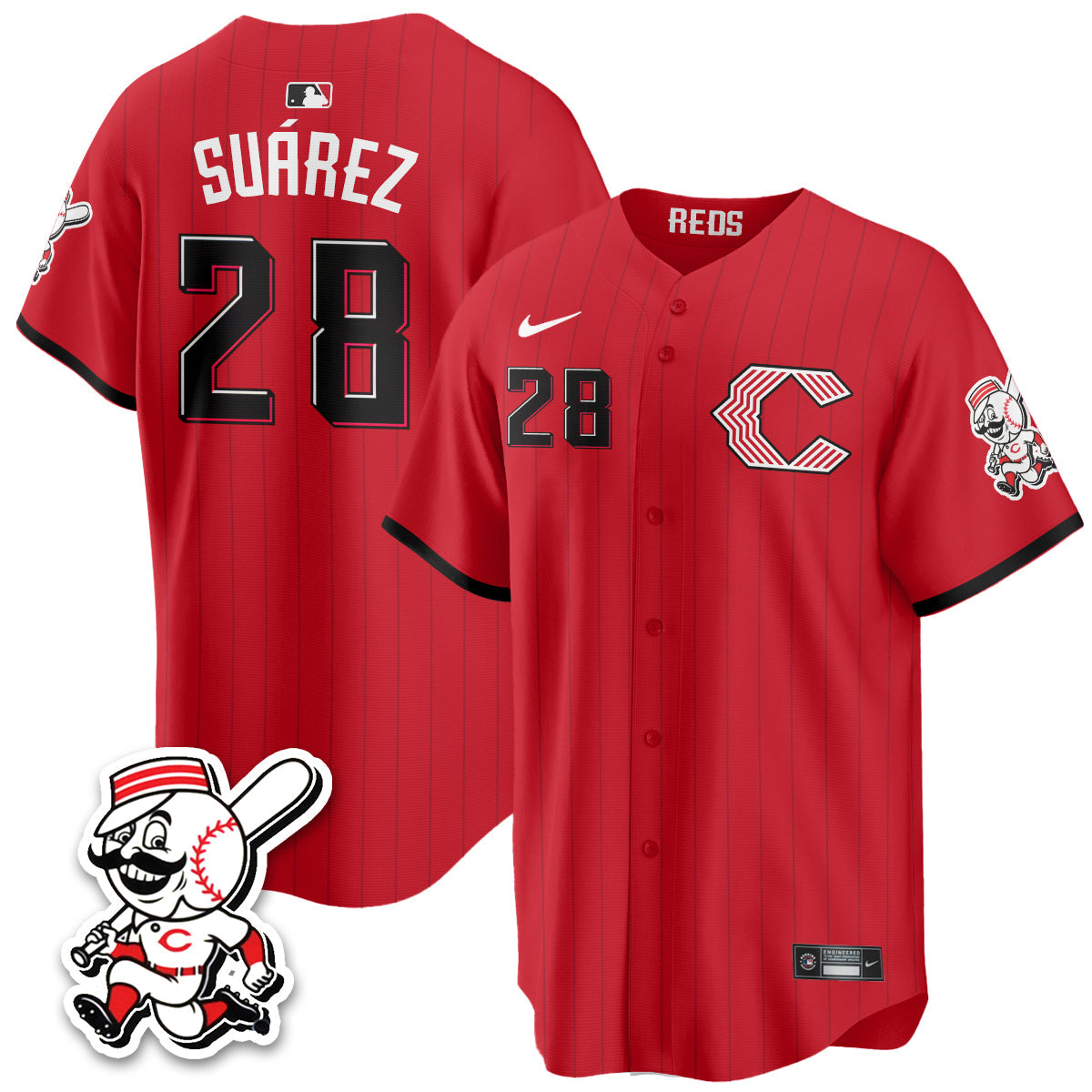 Cincinnati Reds 2026 City Connect Limited Vapor Jersey - All Stitched