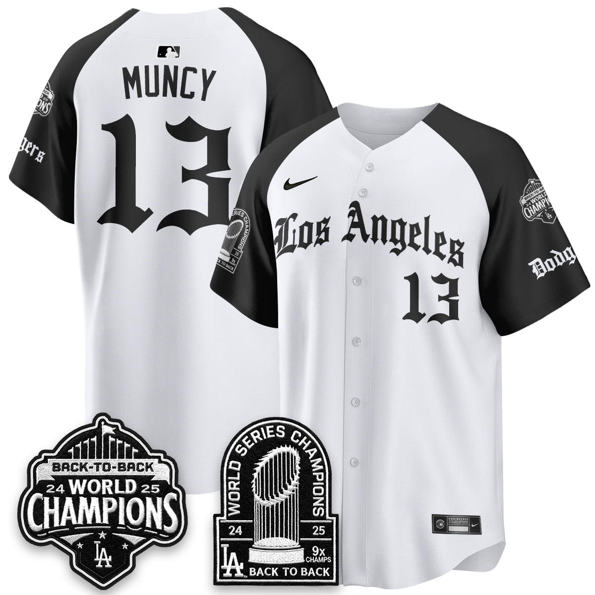 LAD WS Champions Back 2 Back Patch Vapor Premier Limited Gothic Edition Jersey - Stitched