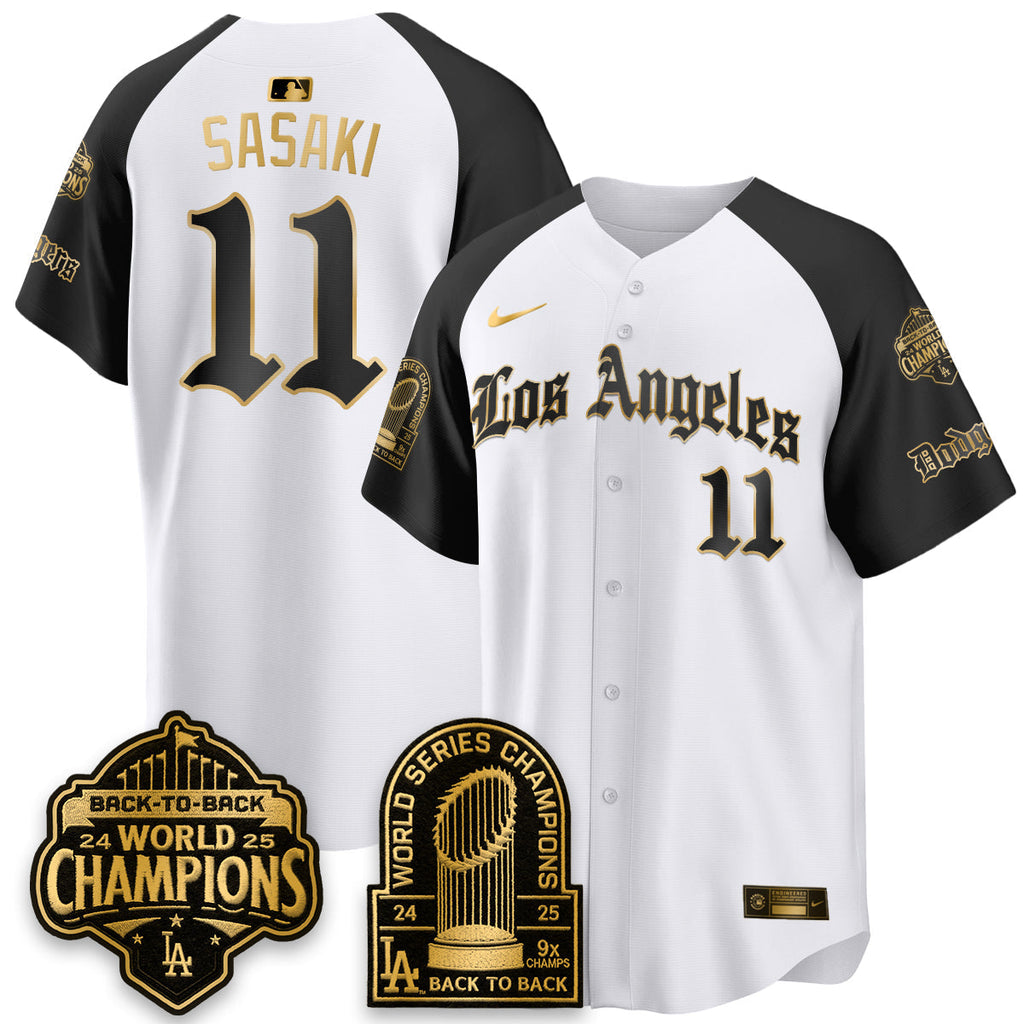 LAD WS Champions Back 2 Back Patch Vapor Premier Limited Gothic Edition Jersey - Stitched