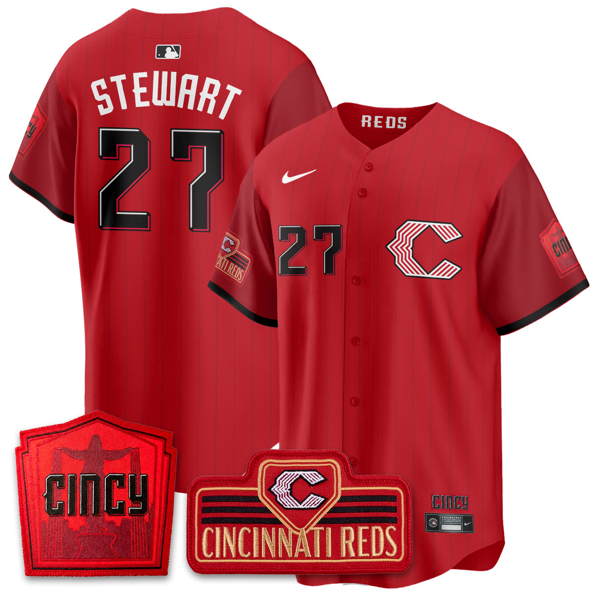 Cincinnati Reds 2026 City Connect Limited Premier Vapor Men Jersey - All Stitched