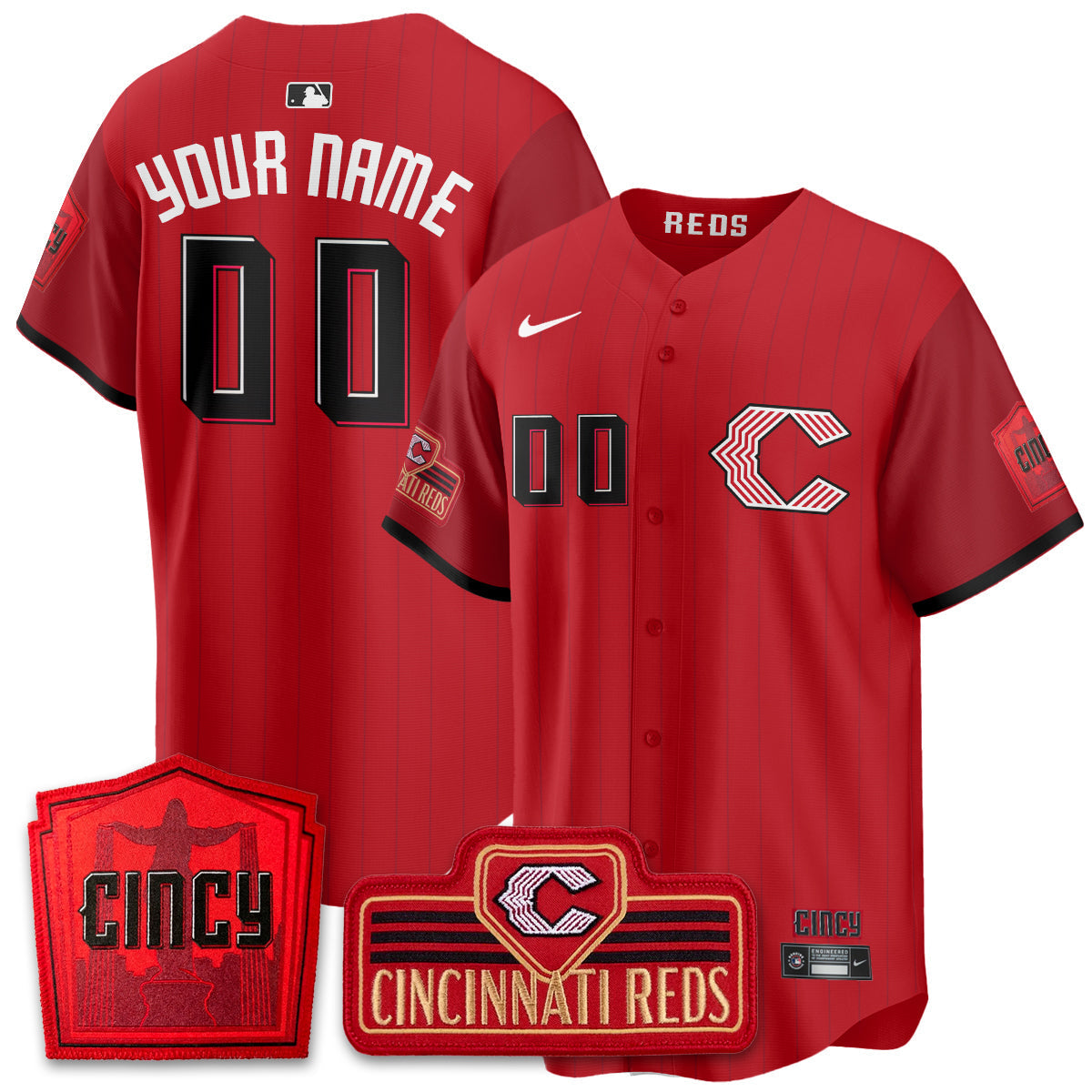 CIN 2026 City Connect Limited Premier Vapor Custom Jersey - Stitched
