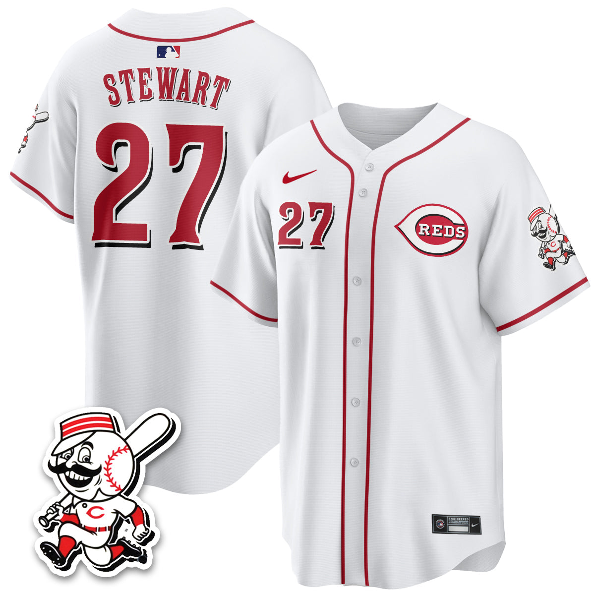 Cincinnati Reds 2026 City Connect Limited Vapor Jersey - All Stitched