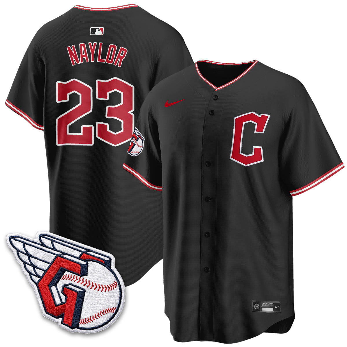 Cleveland Guardians 2026 Black Out Style Limited Vapor Jersey - All Stitched