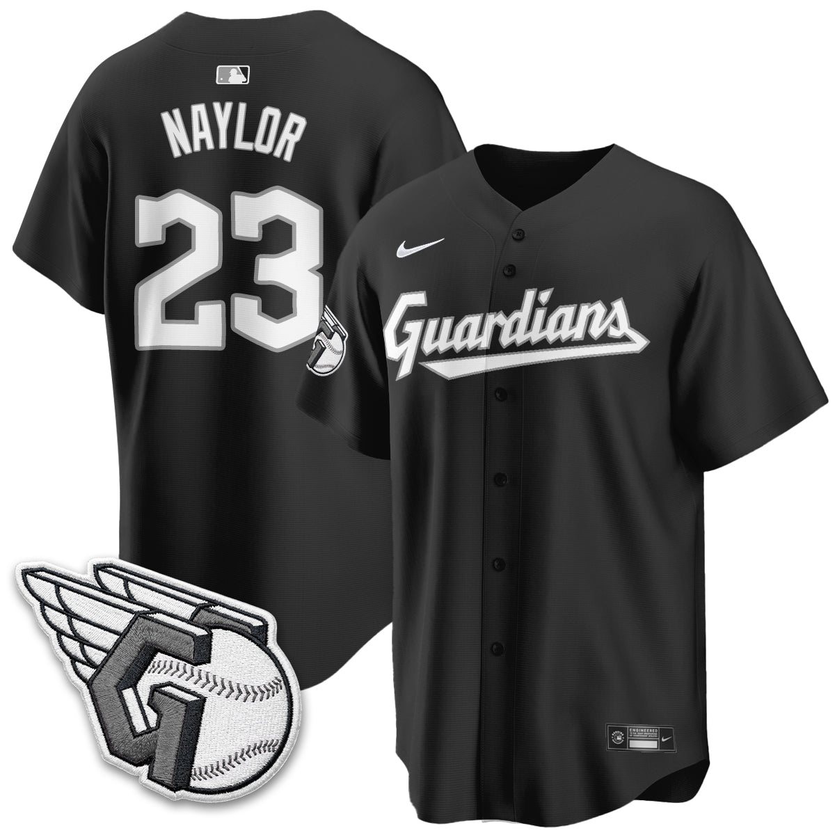 Cleveland Guardians 2026 Black Out Style Limited Vapor Jersey - All Stitched