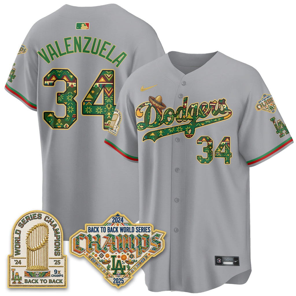Los Angeles Dodgers x Mexican Heritage 2026 Limited Vapor Jersey - All Stitched