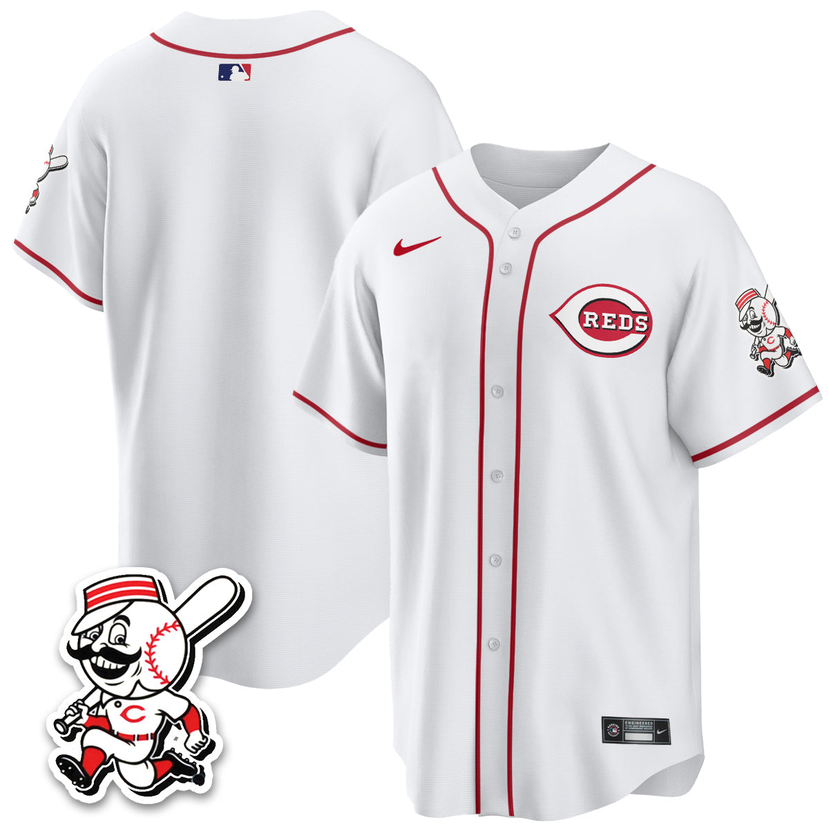 Cincinnati Reds 2026 City Connect Limited Vapor Jersey - All Stitched