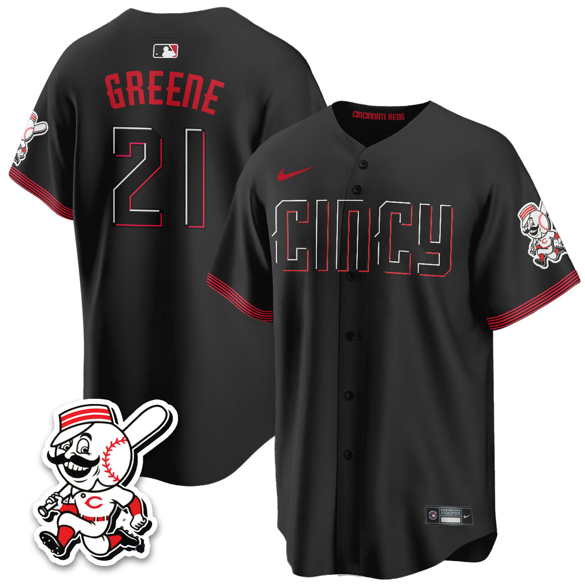 Cincinnati Reds 2026 City Connect Limited Vapor Jersey - All Stitched