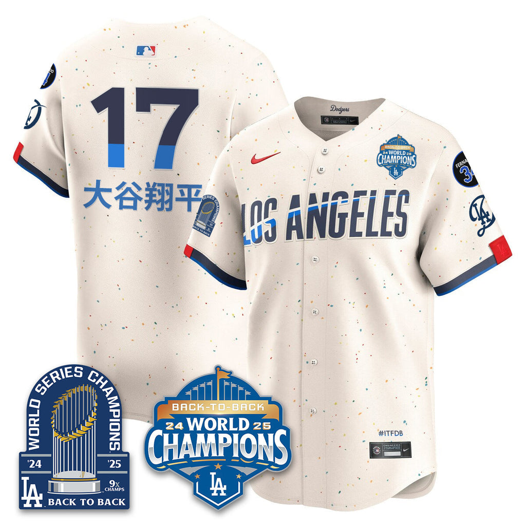 LAD Alternate  Vapor Limited Jersey - 9x Champs - All Stitched