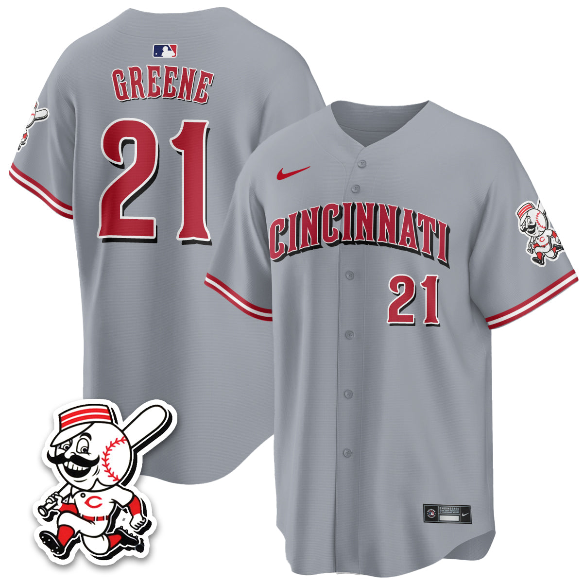 Cincinnati Reds 2026 City Connect Limited Vapor Jersey - All Stitched