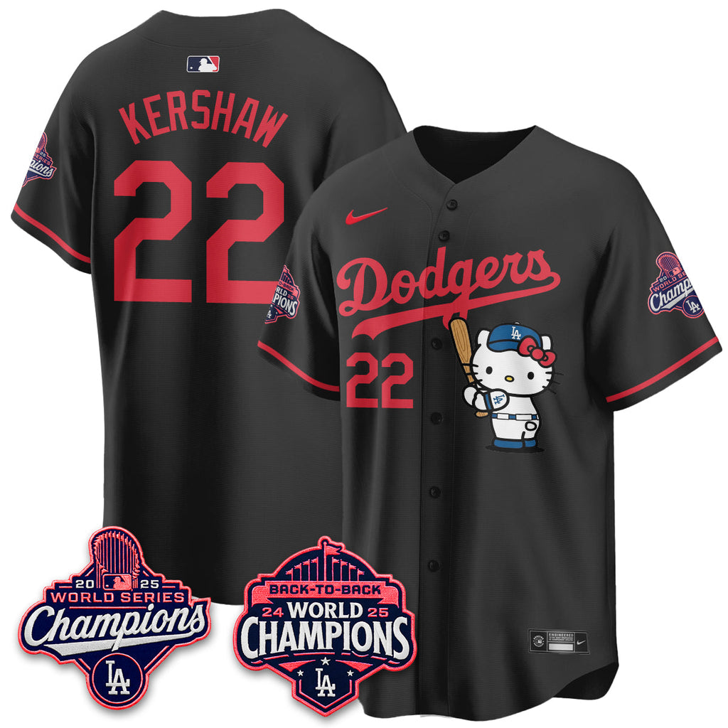 Los Angeles Dodgers x Hello Kitty Night 2026 Vapor Jersey - All Stitched