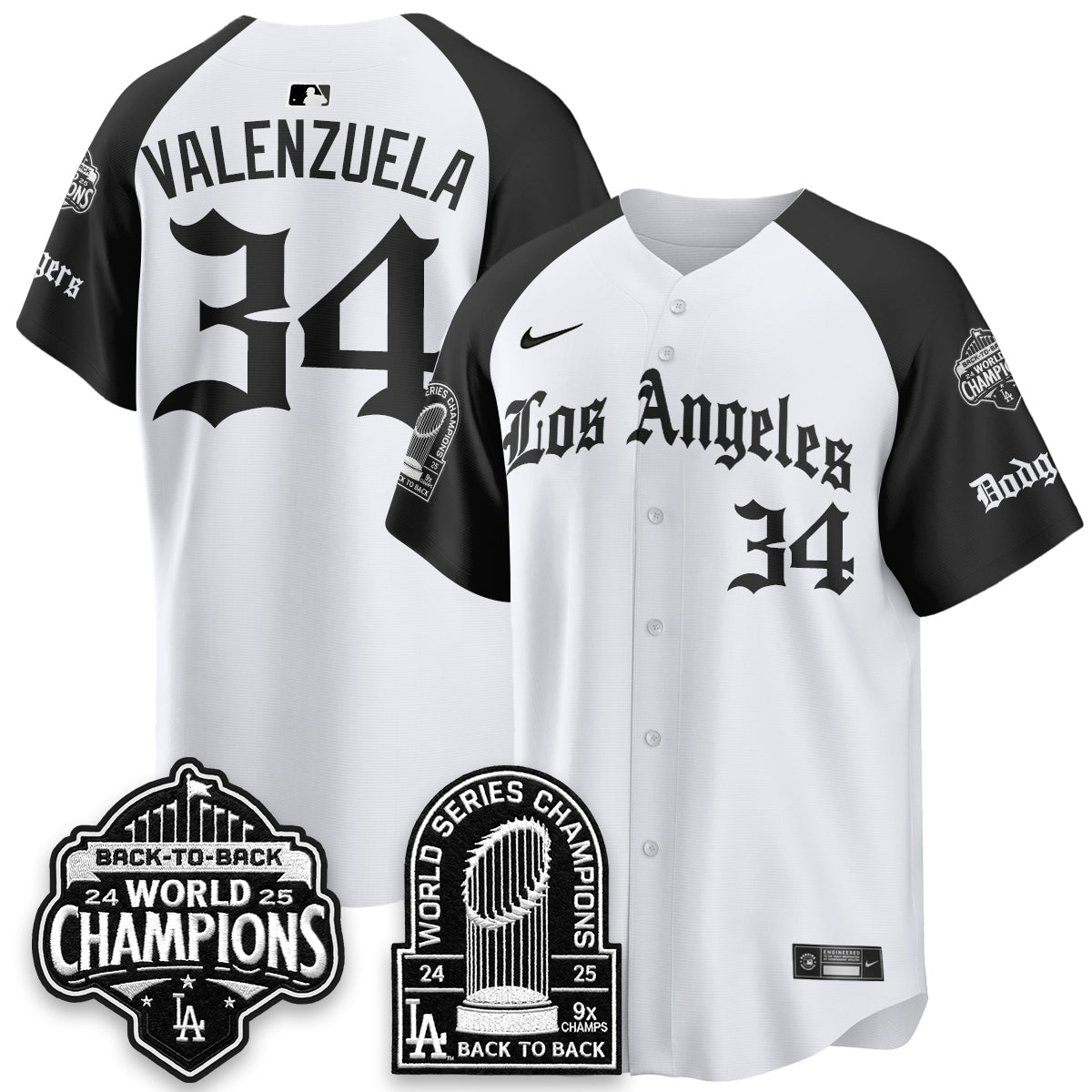 LAD WS Champions Back 2 Back Patch Vapor Premier Limited Gothic Edition Jersey - Stitched