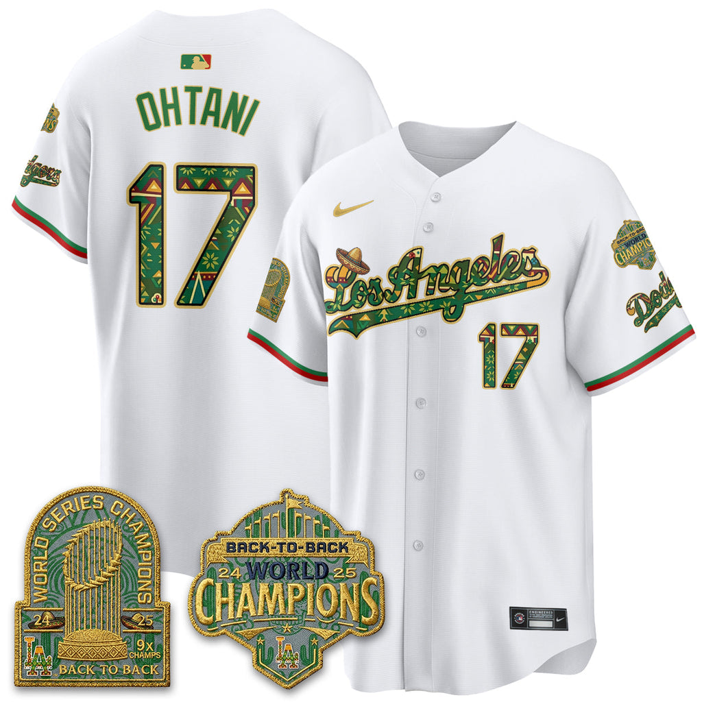 Los Angeles Dodgers x Mexican Heritage âLetâs Fiesta!â 2026 Limited Vapor Jersey - All Stitched