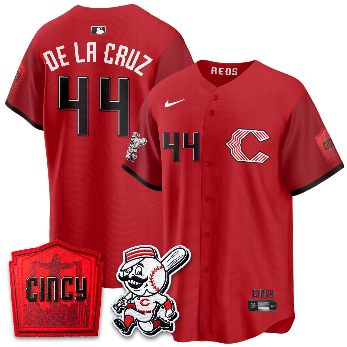 Cincinnati Reds 2026 City Connect Limited Premier Vapor Jersey - All Stitched