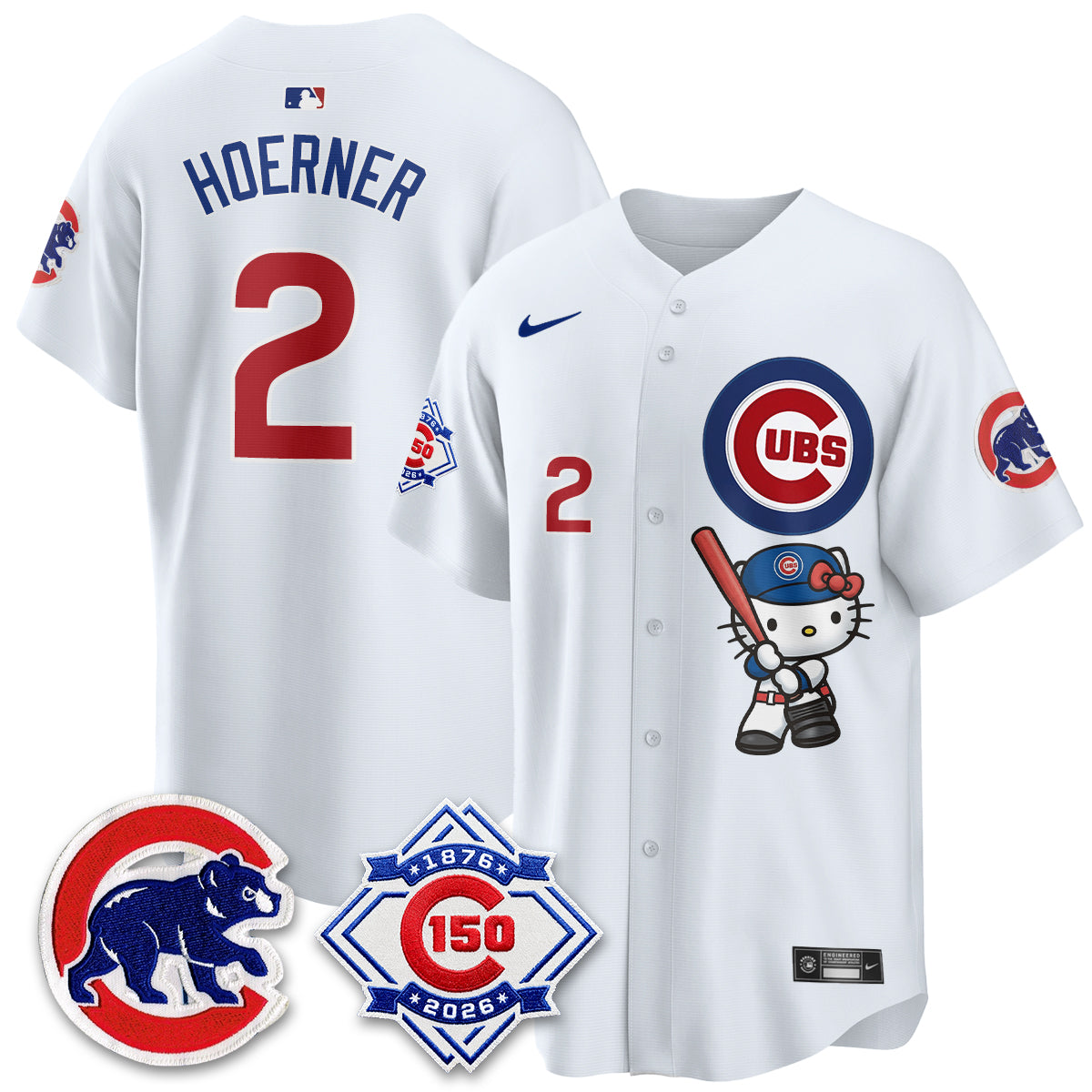 Chicago Cubs x Meow KT Vapor Premier Limited Jersey - All Stitched