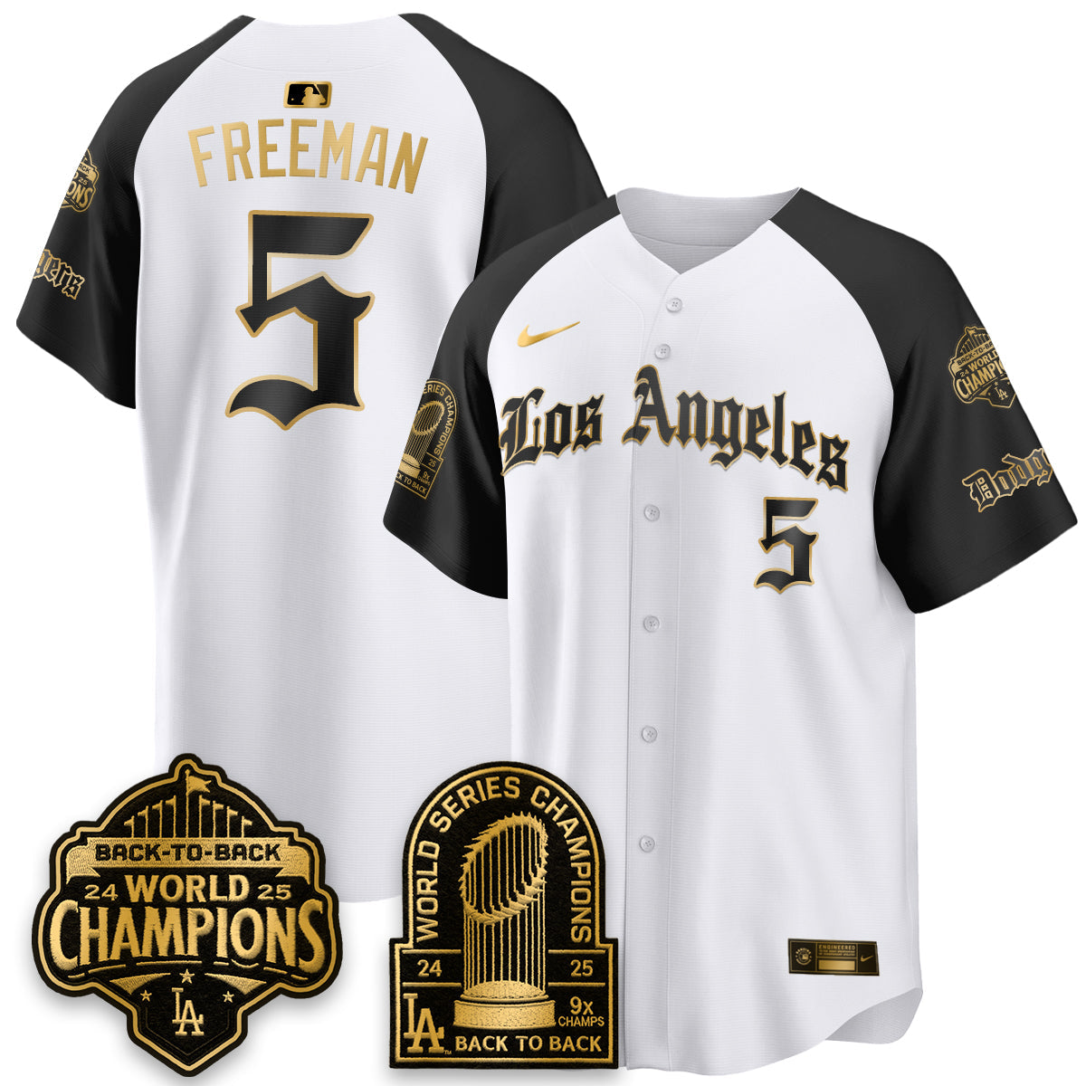 LAD WS Champions Back 2 Back Patch Vapor Premier Limited Gothic Edition Jersey - Stitched