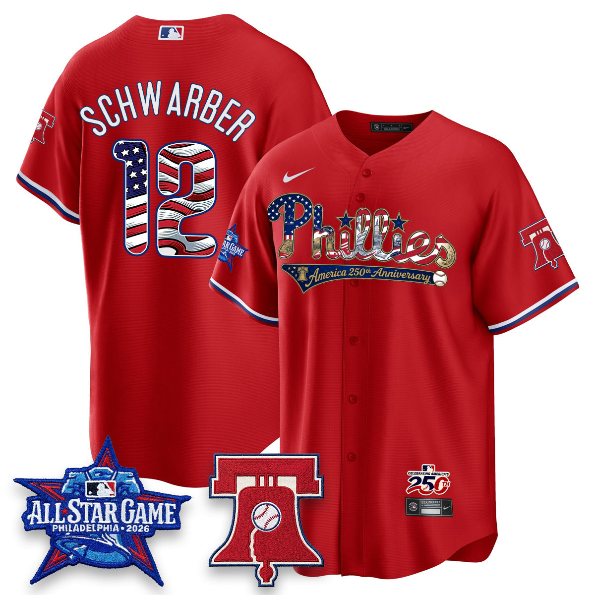 PHI 2026 Independence Day USA Vapor Limited Jersey - Stitched (Tiktok)